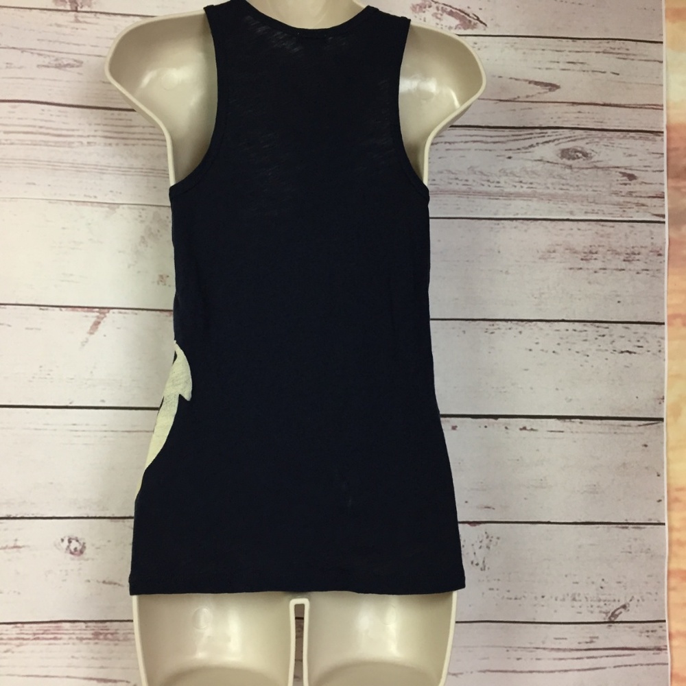 SOLD J Crew Tissue Tee Tank Top Anchor XS - Picture 4 of 8